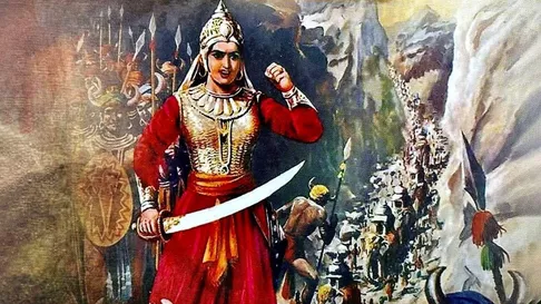 रानी दुर्गावती: वो वीरांगना जिसने युद्ध के मैदान से भागने की बजाय खुद के  सीने में उतार ली तलवार | Rani durgavati balidan diwas 2024 martyrdom day  death battle with akbar 24