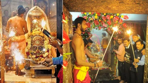 Diwali 2022 Diwali Celebrated First In The Country In Mahakal Temple 56  Bhog Offered To Baba - Amar Ujala Hindi News Live - Diwali 2022:देश में  सबसे पहले महाकाल मंदिर में मनाई