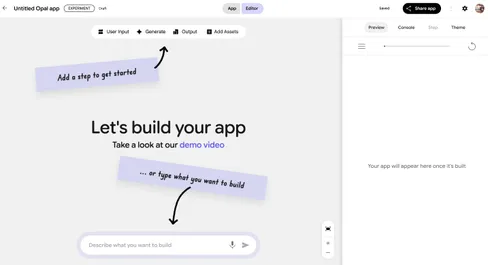 Google ने भारत में लॉन्च किया Opal, अब कोई भी फ्री में बना सकेगा ऐप,  डेवेलपर्स को नहीं देने होंगे लाखों - google no code mini app maker opal now  available in