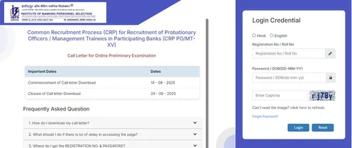 IBPS PO Admit Card 2025 Out at ibps.in, Download Prelims Call Letter_4.1