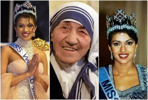 Mother Teresa Birth Anniversary Priyanka Chopra Answer On Miss World 2000  Contest Changed Her Life - Entertainment News: Amar Ujala - मदर टेरेसा से  जुड़े एक जवाब ने प्रियंका को बना दिया