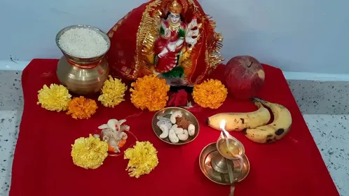 नवरात्रि सरल पूजा विधि । बिना कलश स्थापना के नवरात्रि पूजा कैसे करें। Easy  Navratri Puja Vidhi