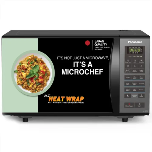 Panasonic 23L Convection Microwave Oven(NN-CT353BFDG,Black Mirror, 360°  Heat Wrap, Magic Grill) : Amazon.in: Home & Kitchen