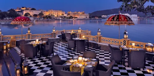 Sheesh Mahal - Indian fine dining restaurant at The Leela Palace Udaipur