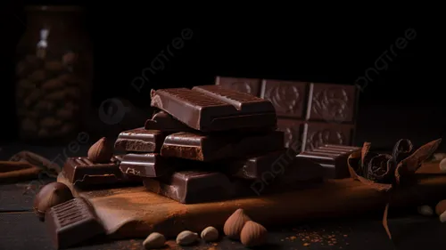 Dark Chocolate Sweets Background, Chocolate, Sweets, Dark Chocolate  Background Image And Wallpaper for Free Download