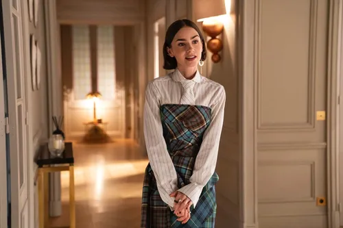 emily in paris. lily collins as emily in episode 508 of emily in paris. cr. caroline dubois/netflix &copy; 2025