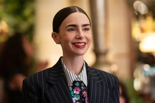 emily in paris. lily collins as emily in episode 508 of emily in paris. cr. caroline dubois/netflix &copy; 2025
