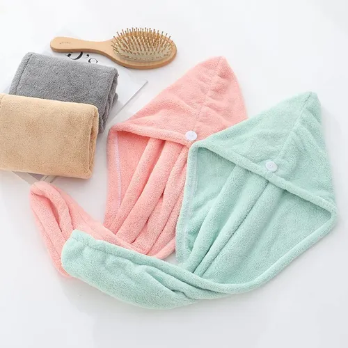 Vyakom Mint Green Microfiber Hair Wrap Towel - Super Absorbent, Quick-Dry,  Lightweight, Soft Turban for Women - Anti-Frizz Drying for Curly, Straight,  Thick or Fine Hair : Amazon.in: Home & Kitchen