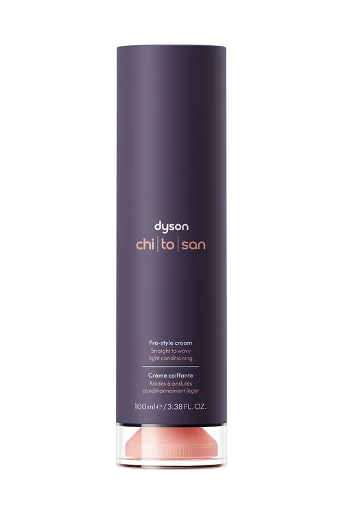 Dyson Chitosan™ Pre-style cream Straight to wavy light conditioning |  full-size