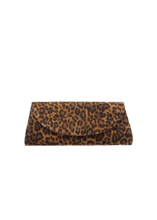 Opera Suede Clutch