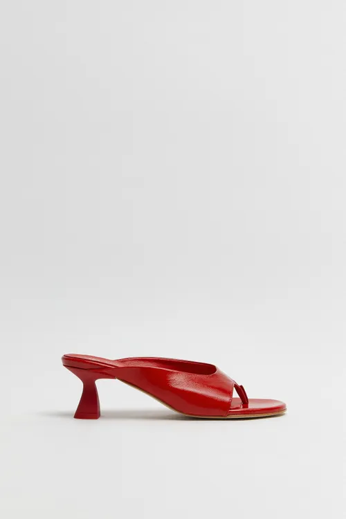 Palmira Sandals Red Patent Leather