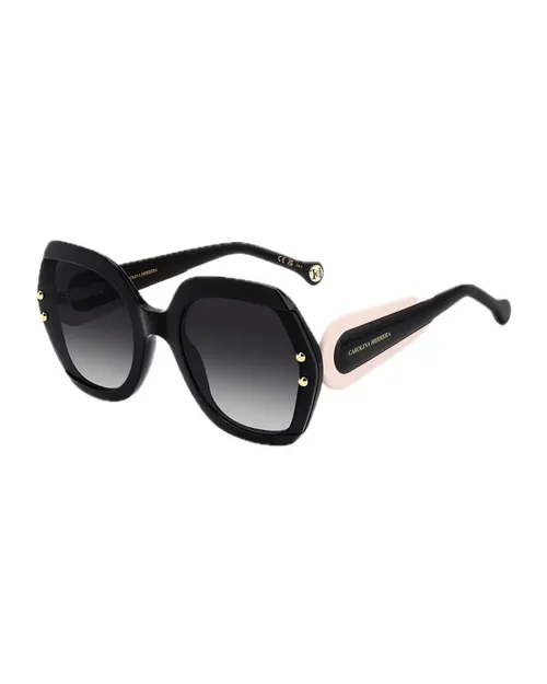 Logo-Print Round Acetate Sunglasses