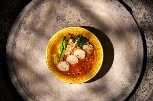 Nepalese Wai-Wai Ramen, Shrimp cake