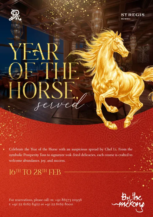 Creative invite Chinese New Year- By The Mekong, The St Regis Mumbai