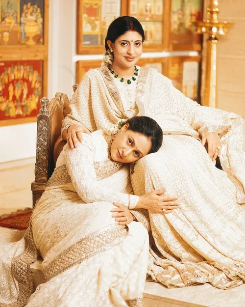 When White Chikankari became a Standard for Celebration In this iconic photoshoot, Shweta dazzle