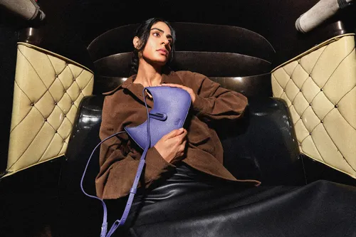 Leena Mini Crossbody Pebble Indigo