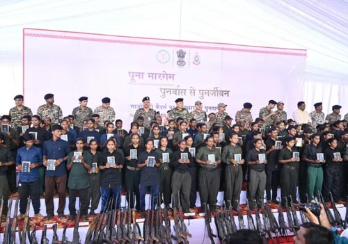 Historic Surrender of 208 Naxals in Chhattisgarh; Abujhmad Declared  Naxal-Free