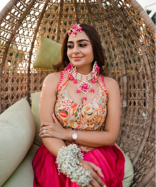 Tejaswi Ajmera at her pre-wedding function