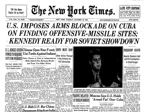 The Cuban Missile Crisis and Its Relevance Today - The New York Times