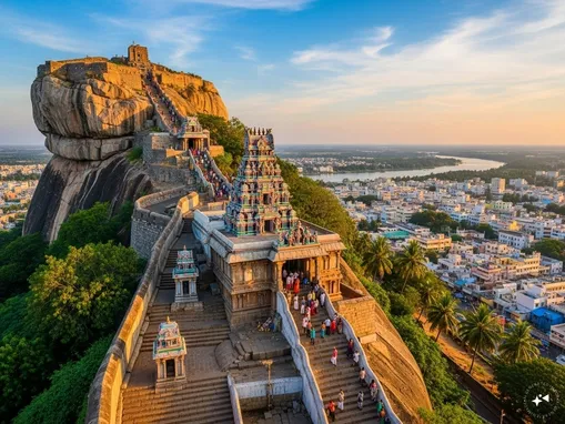 Ganesh Chaturthi 2025 ucchi pillayar temple tiruchirappalli history in  hindi | तिरुचिरापल्ली के उचिप्पिलैयार गणेश मंदिर की कथा - News18 हिंदी