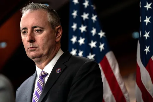 Rep. Brian Fitzpatrick is seen during a news conference in Washington, DC, in March 2024.