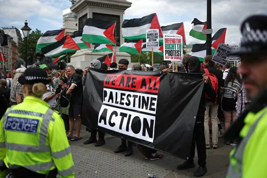 Pro-Palestinian Activists Arrested Under Terrorism Law in U.K. Air Base ...