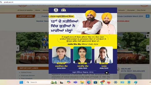 pseb-class-12-result 2025 CM man