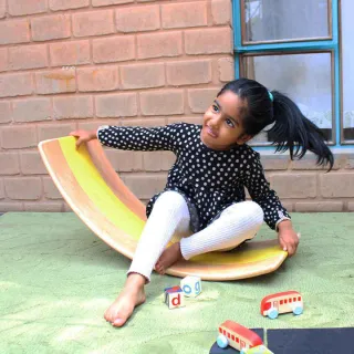 A balance board