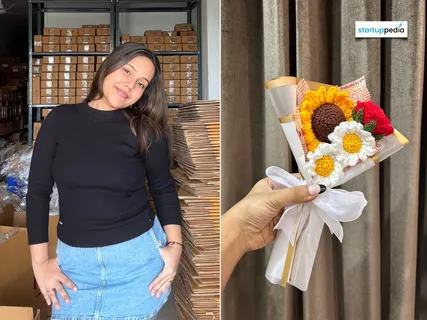 Vanshika Mittal, founder and CEO of Ludhiana-based Handicraft Crochet venture, Floreal