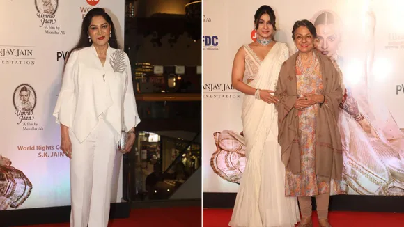 Tanuja looked really old, though she is from earlier generation. But Simi was looked graceful and young, as usual