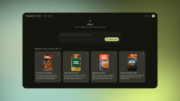 Pomelli campaign idea screen