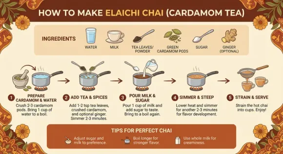 Infographic about making chai made using Nano Banana Pro