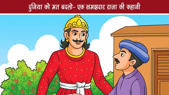 HINDI STORY FOR KIDS : दुनिया को मत बदलो- एक समझदार राजा की कहानी