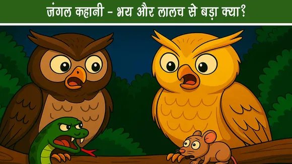 जंगल कहानी - भय और लालच से बड़ा क्या?