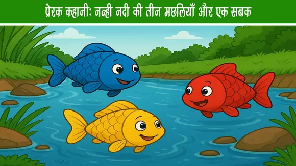 प्रेरक कहानी: नन्ही नदी की तीन मछलियाँ और एक सबक