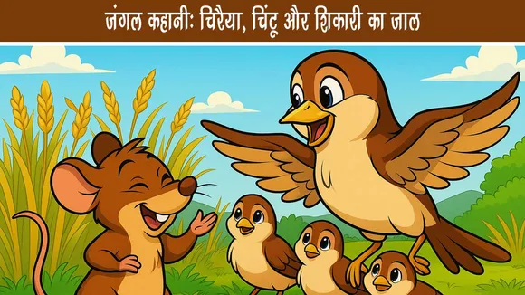 जंगल कहानी: चिरैया, चिंटू और शिकारी का जाल
