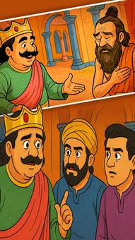साधु की बुद्धिमानी: एक राजा की सीख (The Wisdom of the Sage: A King’s Lesson)