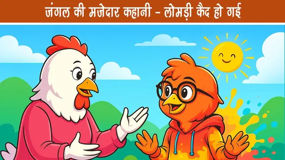 जंगल की मजेदार कहानी - लोमड़ी कैद हो गई