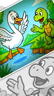 हंस और कछुए की दोस्ती: धैर्य की कहानी (The Swan and the Turtle: A Tale of Patience)