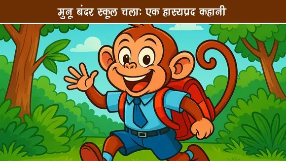मुनू बंदर स्कूल चला: एक हास्यप्रद कहानी