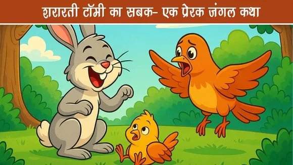 शरारती टॉमी का सबक: एक प्रेरक जंगल कथा