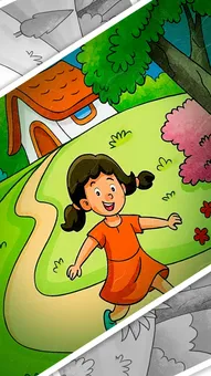 बाल कहानी : सुनहरी खिड़कियों वाला घर