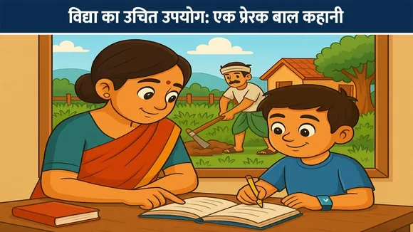 विद्या का उचित उपयोग: एक प्रेरक बाल कहानी