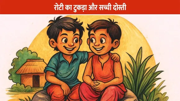 रोटी का टुकड़ा और सच्ची दोस्ती