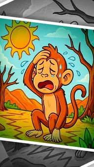 अब पछताए होत क्या: आलसी बंदर की कहानी