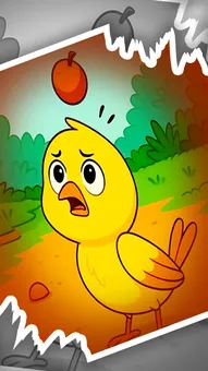 आसमान गिर रहा है! चूज़ी चिड़िया की गलतफ़हमी और डर की कहानी