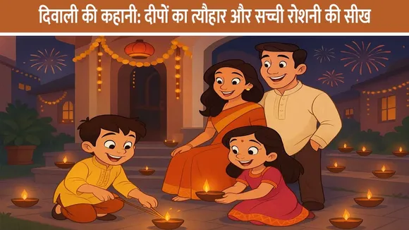 बच्चों के लिए दिवाली की कहानी: दीपों का त्यौहार और सच्ची रोशनी की सीख