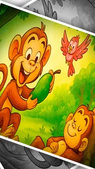 बाल कविता : बंदर गया खेत में भाग