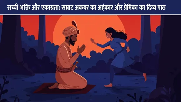 सच्ची भक्ति और एकाग्रता: सम्राट अकबर का अहंकार और प्रेमिका का दिव्य पाठ