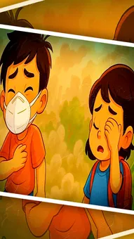 बच्चों के लिए प्रेरणादायक कहानी: नन्ही टीम और दिल्ली का प्रदूषण